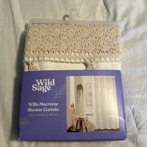Wild Sage shower curtain